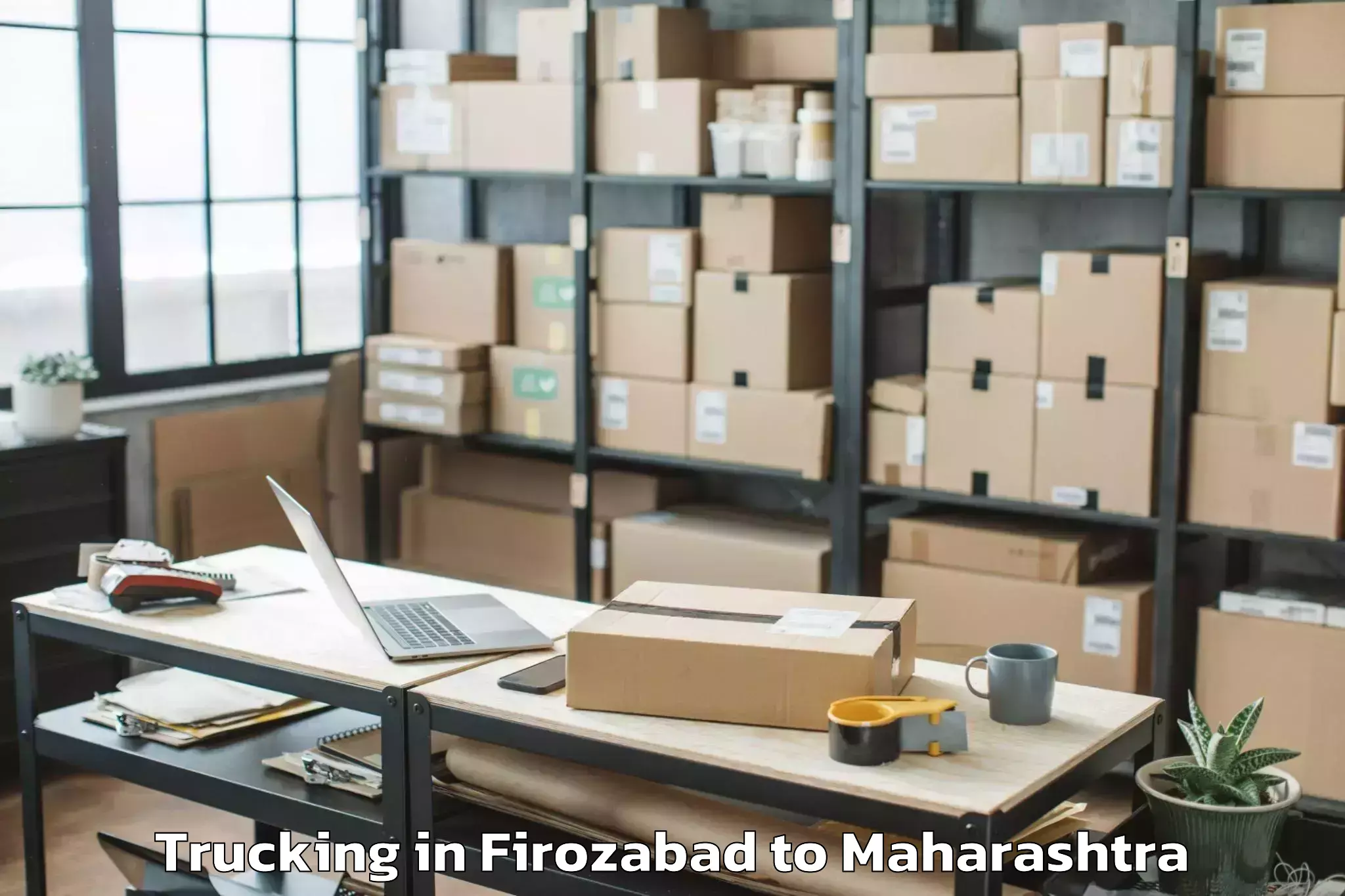 Easy Firozabad to Anjangaon Surji Trucking Booking